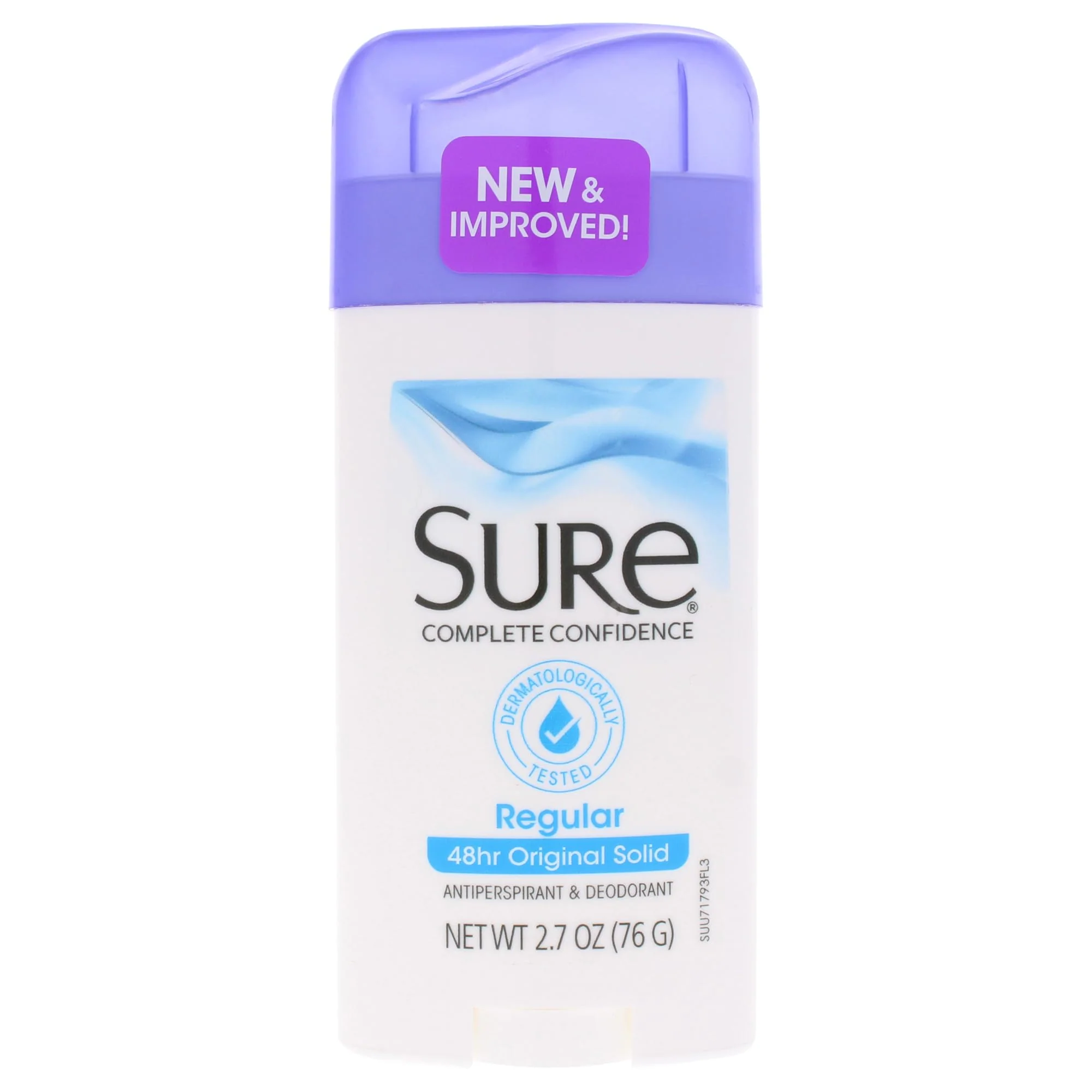 Sophisticated Sure Deodorant 2.7 Ounce Solid Regular Pack of 6 Flexible