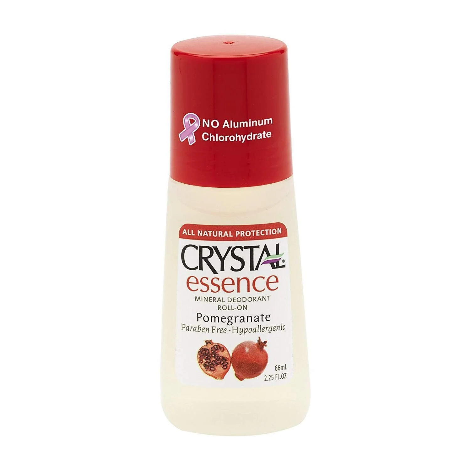 Smart Crystal Essence Mineral Deodorant Roll-On Pomegranate 2.25 oz Pack of 8 Next-Generation