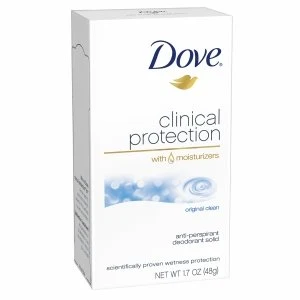 Original Design Dove Clinical Protection Antiperspirant Deodorant Clean 1.7 oz Pack of 2 Elegant