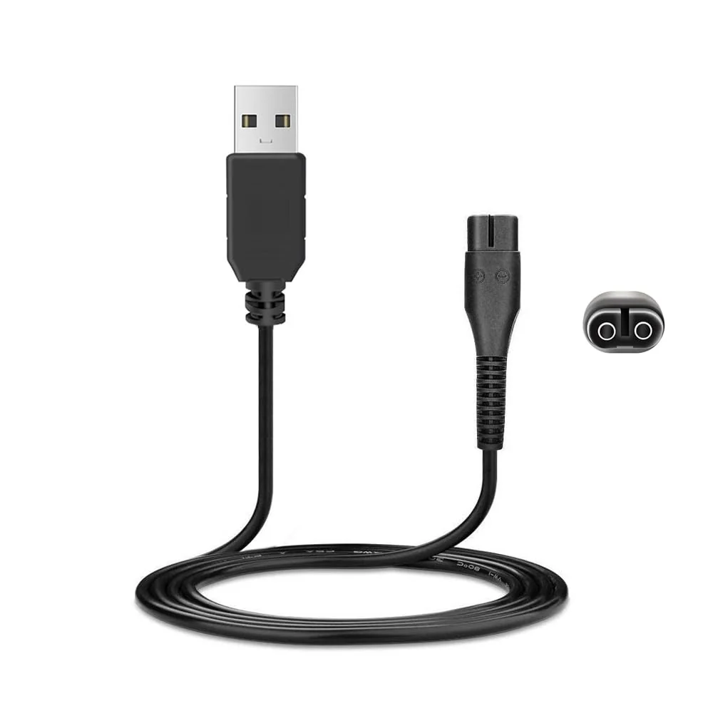 Outstanding 4.3V Electric Shaver USB Charging Cable For Philips Norelco A00390 One Blade QP2520 RQ330 RQ350 S510 S520 S1010 S1050 Power Charger Travel Portable High-Grade