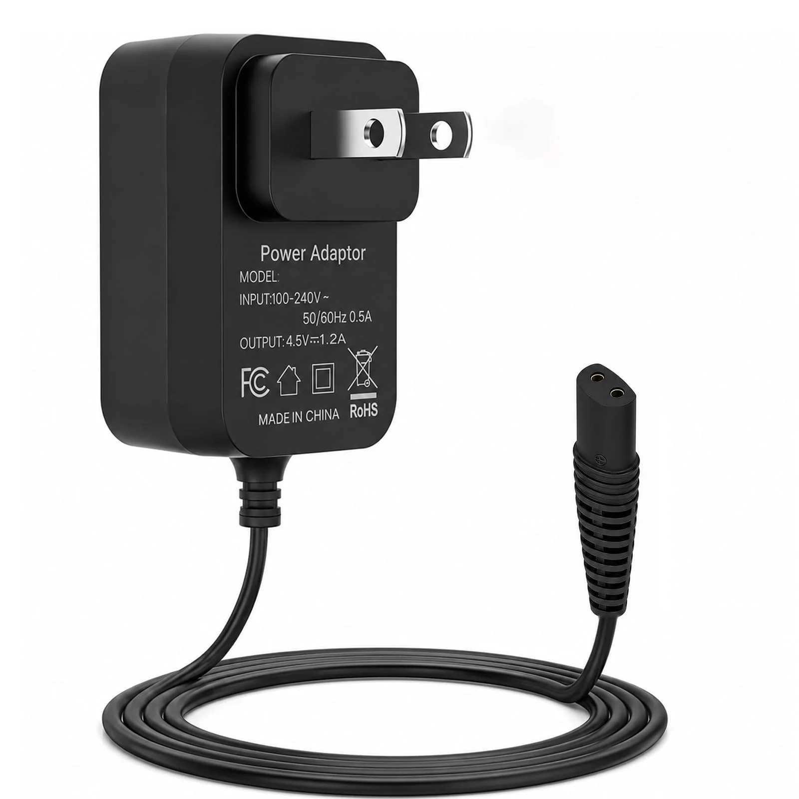 Minimalist for Babyliss PRO FXFS2 Foil Shaver Charger 4.5V Power Cord for BaBylissPRO FOILFX02 METALFX Double Foil Razor Carefully Designed