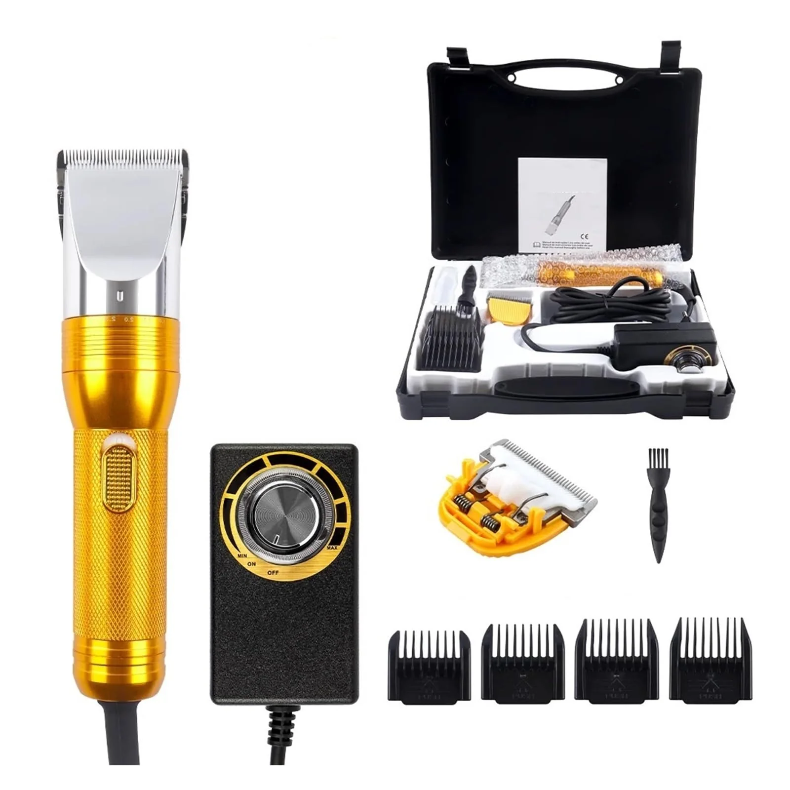 Top-Quality Compatible With 12V Cordless 380W Cashmere Goat Shearer Electric Hair Trimmer for Household Pets Cat Dog Rabbit Sheep Carpet Tufting Green