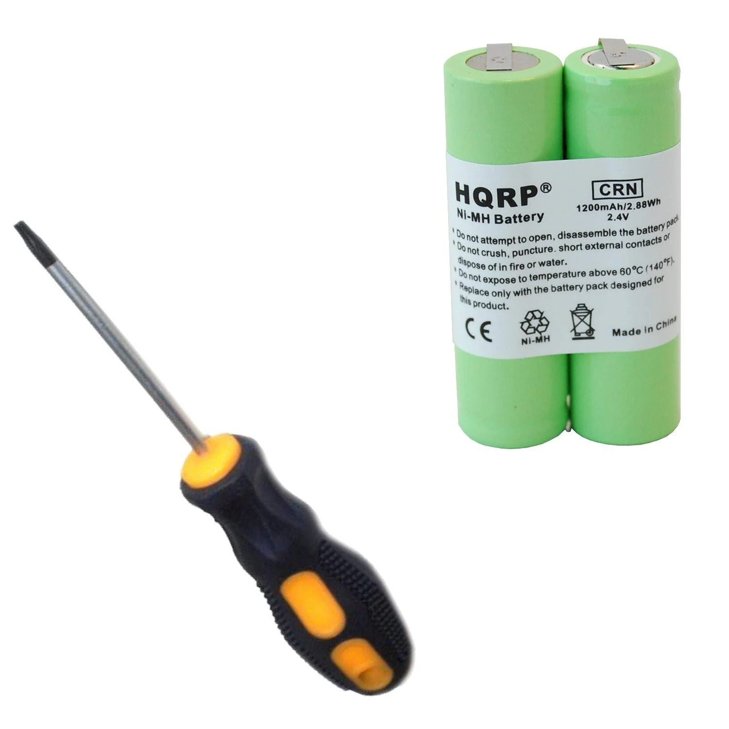 Durable HQRP Battery Compatible with Philips Norelco 835RX 875RX 8825XL 8845XL 8846XL 885RX HQ8885 Razor Shaver Plus Screwdriver Solid
