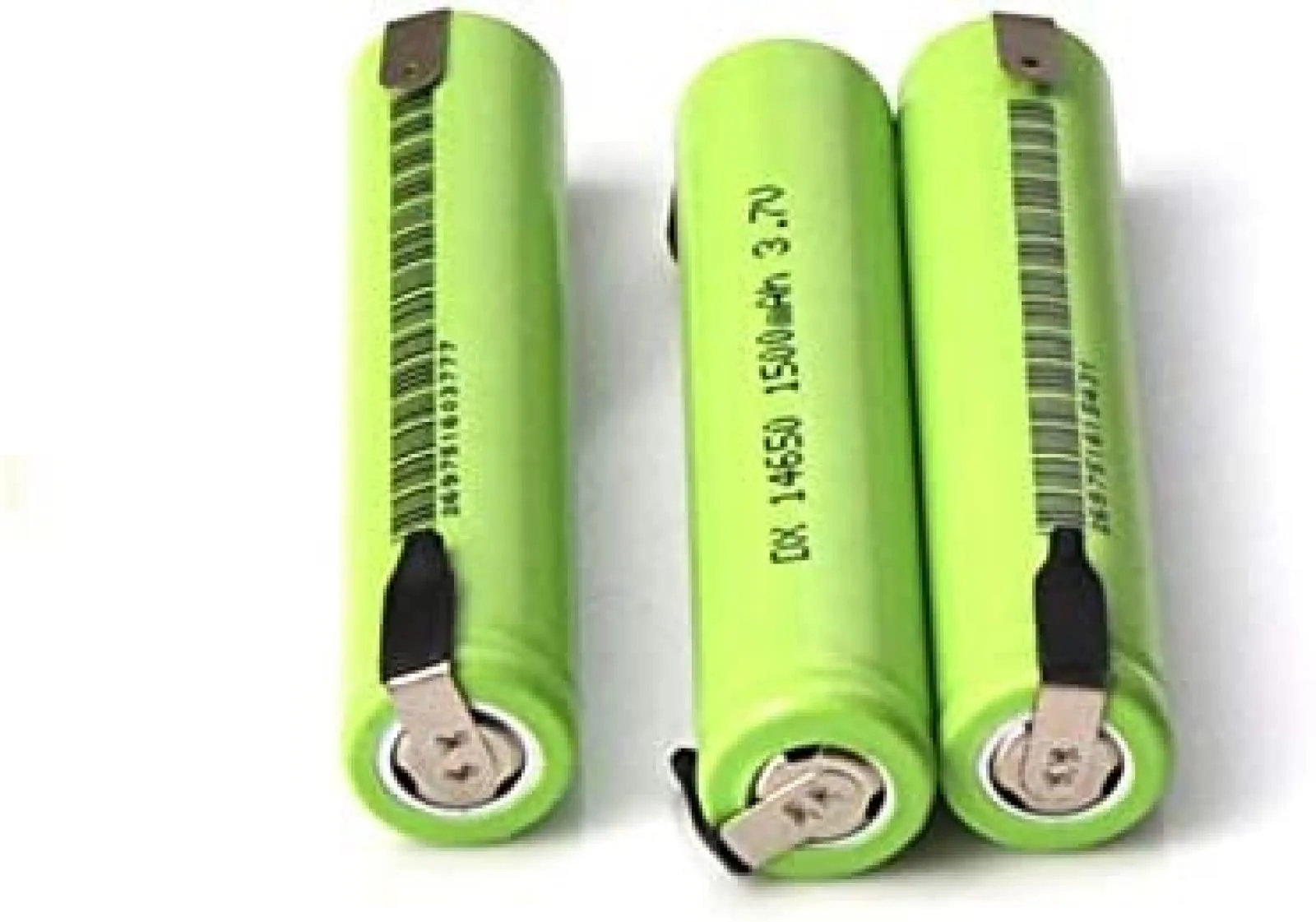 Authentic IEVEDIVB Compatible for 4PCS 3.7V 14650 Ion Rechargeable Li-ion Cell Baterias 1500MAH with Welding Pins for Electric Razor Stylish