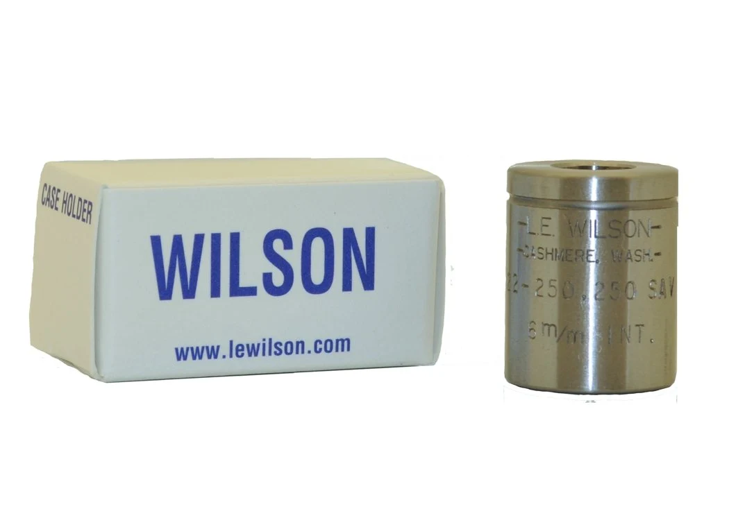 Powerful L.E. Wilson CH-2250 Case Holder for 22-250 Remington 250 Savage 6mm International Trimmer Polished Steel Safe