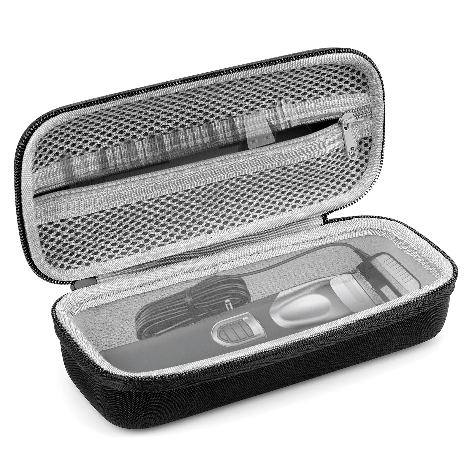 Detailed Linkidea Hard Travel Case Compatible with Wahl USA Pro Series 3026018 Manscaper 5708 Beard Trimmer Storage Organizer with Mesh Pocket for Basic Responsible