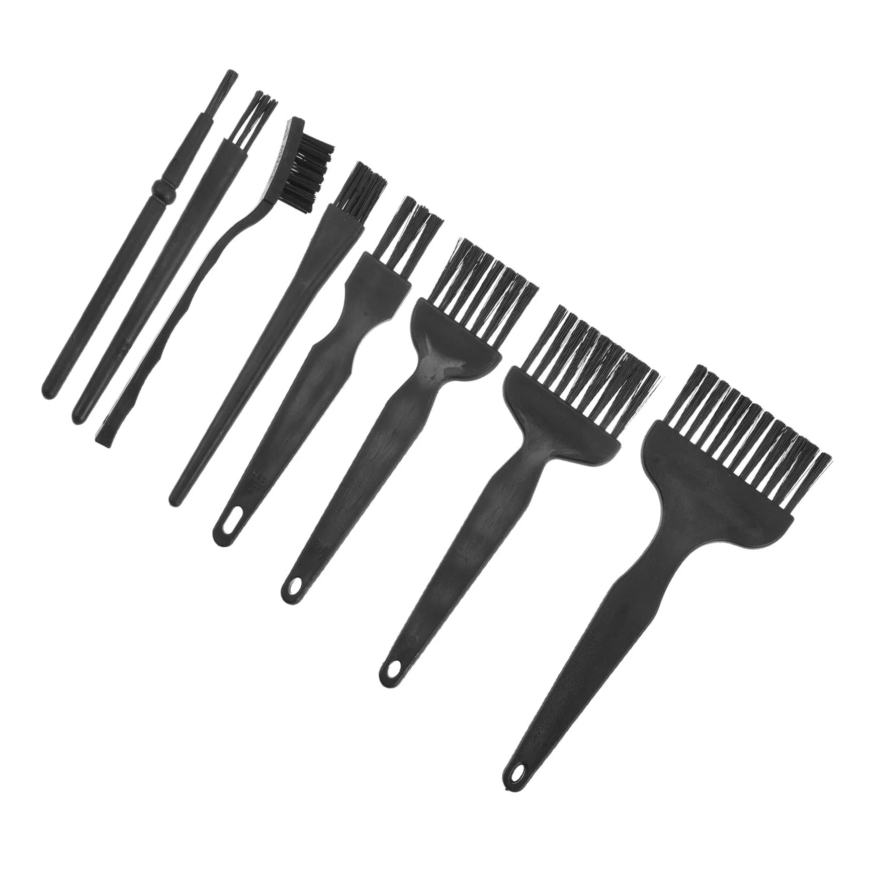 Long-Lasting PartyKindom 8pcs Men Electric Shaver Cleaning Kit Razor Blade Scraper Shaver Brush Sustainable
