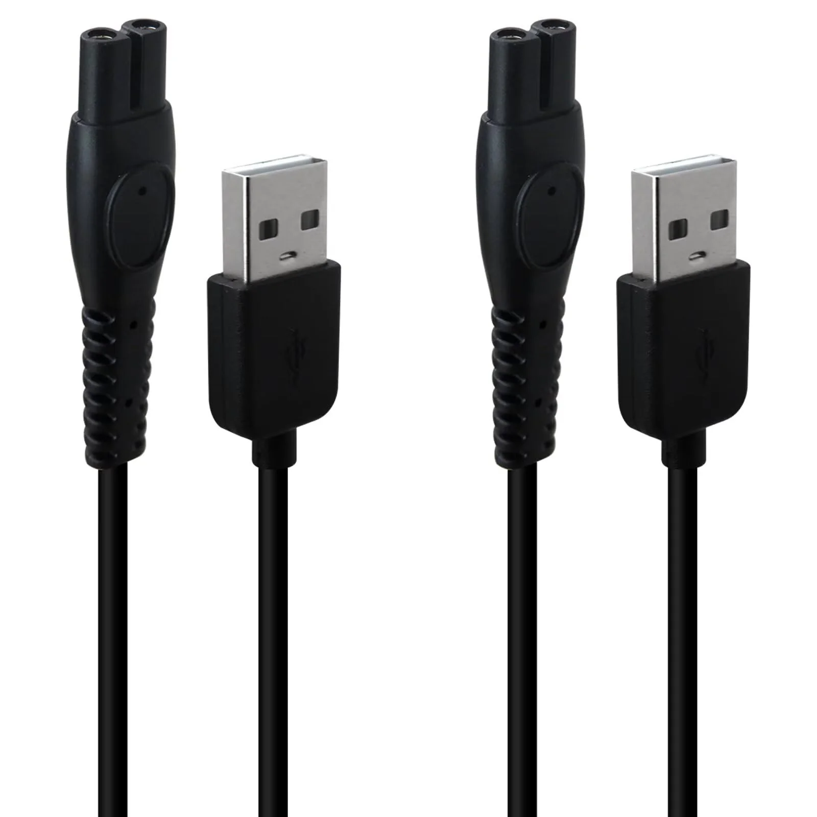 Next-Generation 2-Pack 5V USB Charger Cord for Philips Norelco Shaver 2400 3900 5400 2600 7200 Charging Cable for Philips Wet Dry X3001 90 2400 S3243 91 3600 Fine Crafted