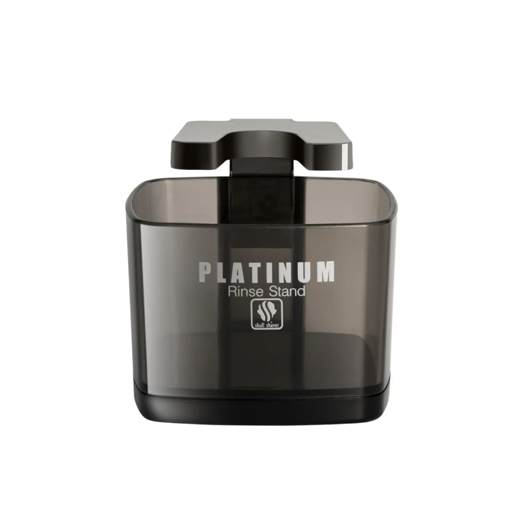 Expertly Made SKULL SHAVER Platinum Rinse Stand - Cleaning Solution for Pitbull Butterfly Shavers Classic