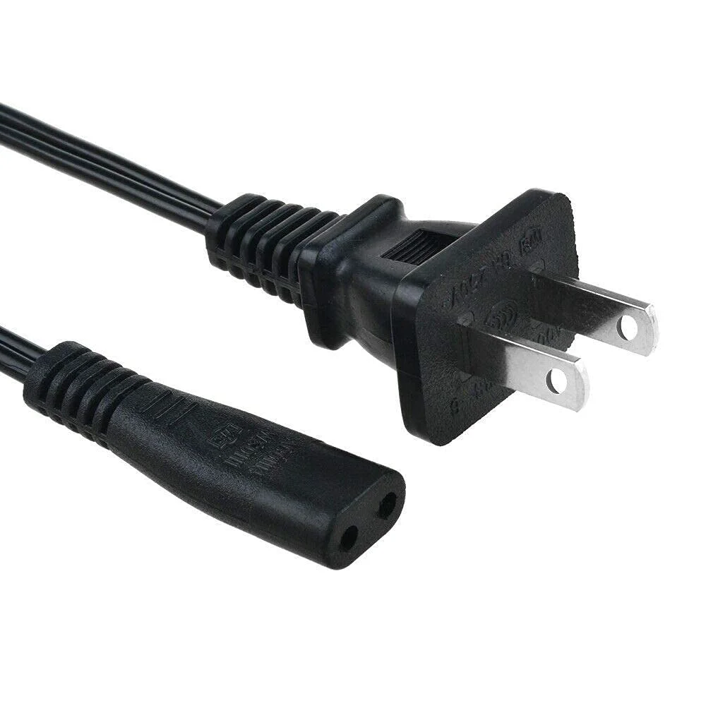 Premium Material Yustda AC Power Cord Cable Compatible with Braun 4504 4525 4550 5015 5501 5502 Shaver Power Supply Cord Cable Natural