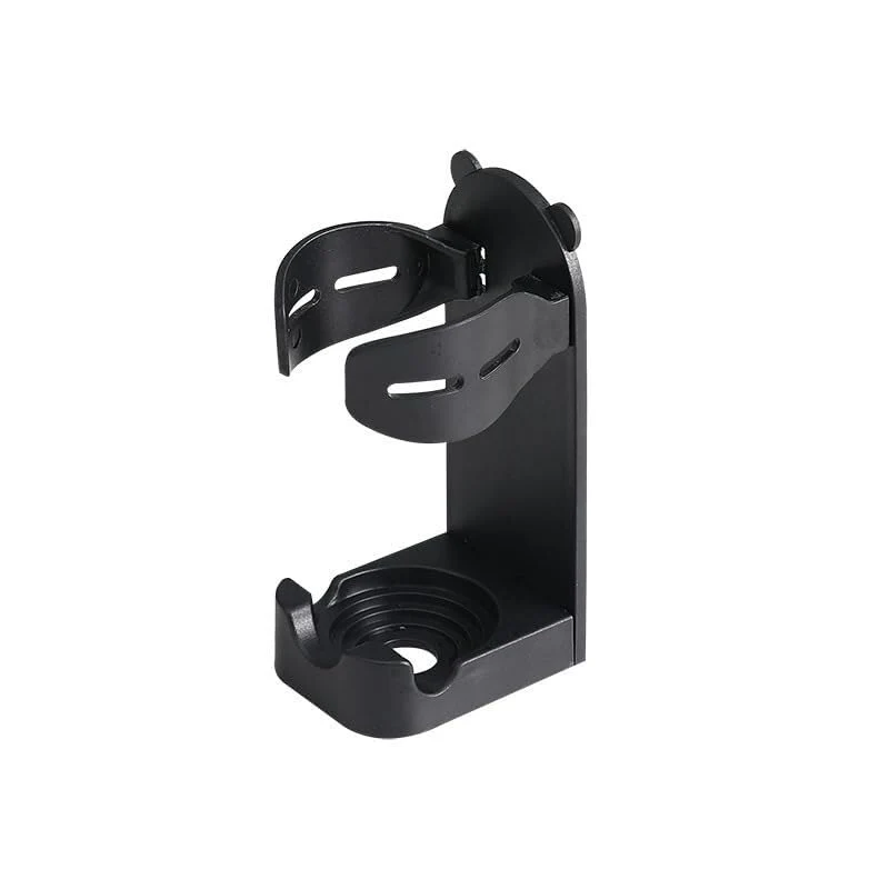 Fashionable ZWJFDGQM Wall Mount Electric Shaver Holder Adjustable Bathroom Organizer with Drainage Hole Black Black Fine Crafted