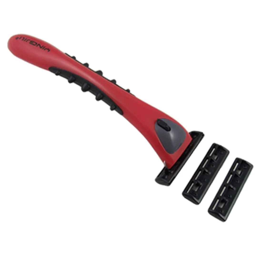 High-End Ruilogod Red Black Good performance Handle Two Layer Blade Manual Shaver id 77c 15f 276 9fe a72 Natural