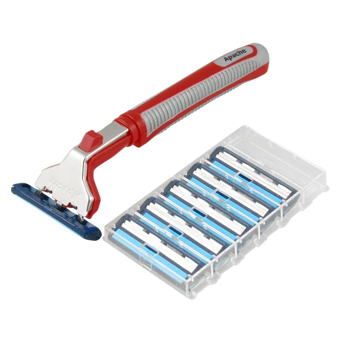 Comfortable Ruilogod Men Travel Shaver Manual Razor w 6 Double Layer Blades id fb6 068 ca5 16c c3a High-End