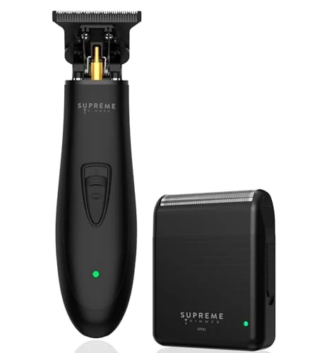 Reliable Supreme Trimmer 2-in-One T-Shaper Solo Lite Foil Shaver Combo - Barber-Grade Precision Low Noise Cordless At Home Travel Kit - Beard Mustache Dependable