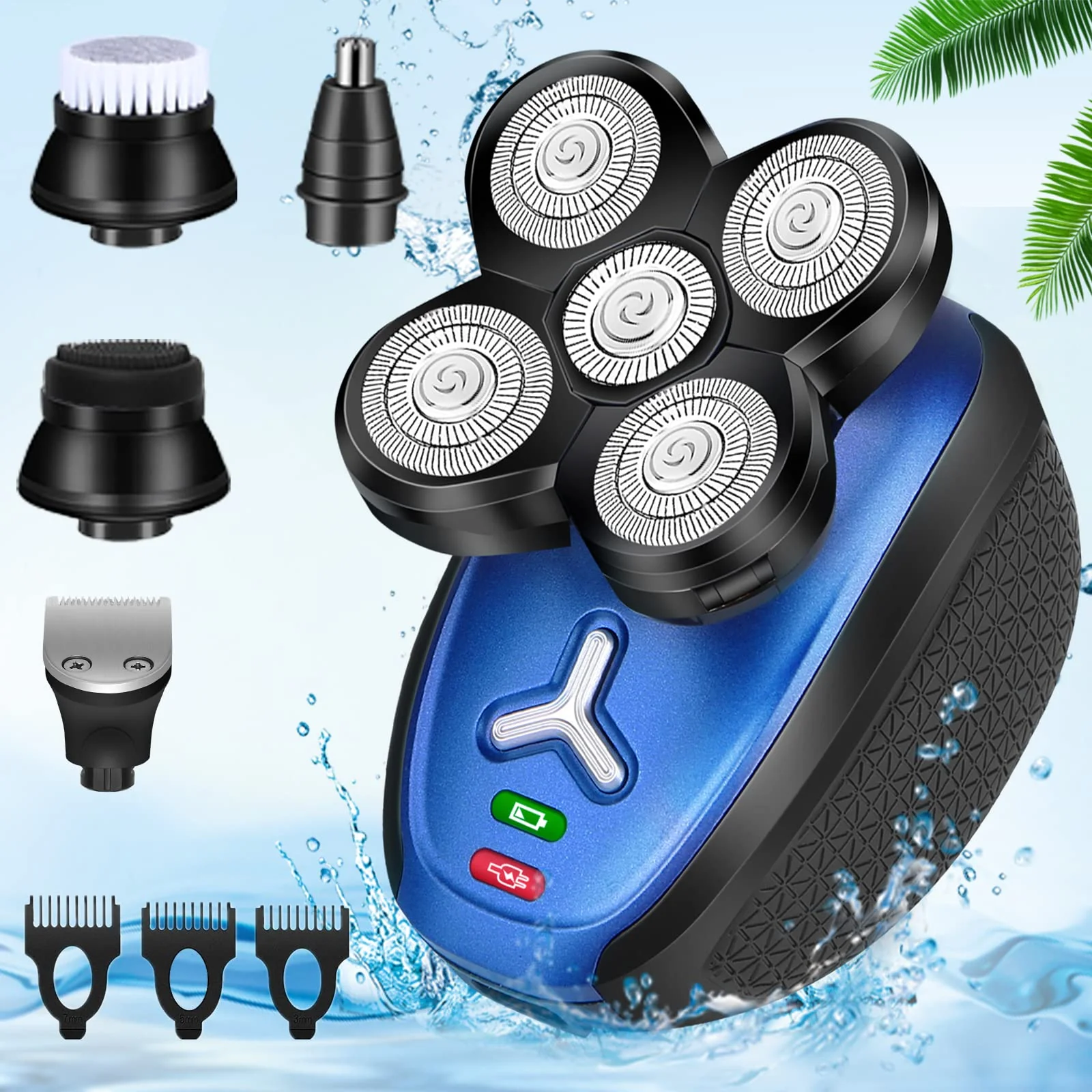 Detailed Head Shavers for Bald Men Electric Head Razors Wet Dry Bald Head Shavers for Mens Head Electric Shavers for Men Face Grooming Ket Head Shaver Unique
