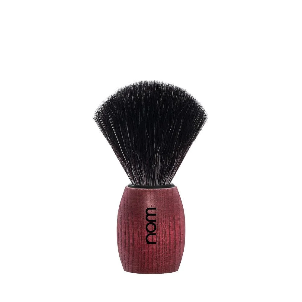 Verified NOM Ole Shaving Brush - Vegan Shave Brush for Shaving soaps and creams - sustainable eco-friendly and reusable - Exfoliating Shaving Brush - Blushed Artisan