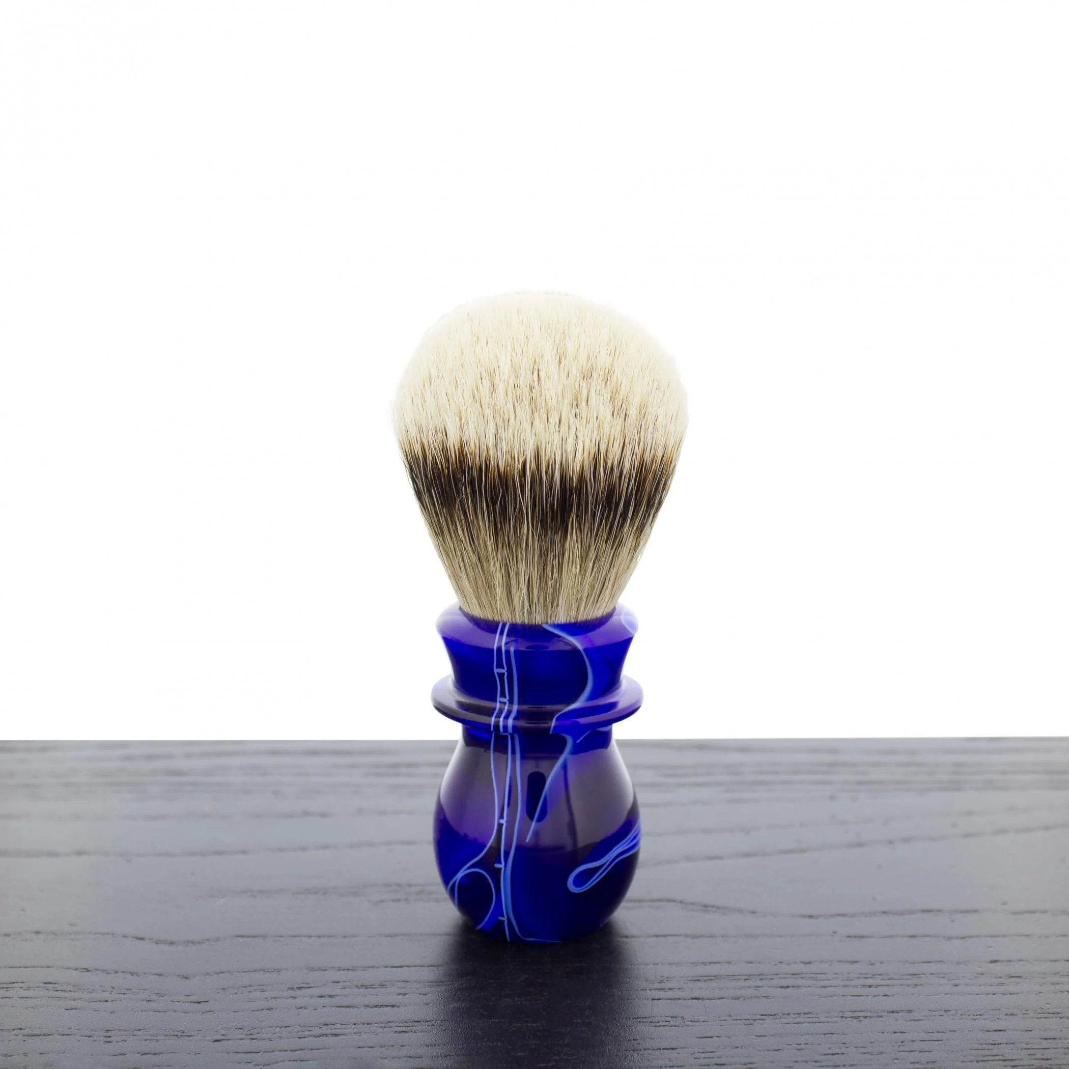 Elegant West Coast Shaving Marble Collection Shaving Brush Admiral Blue 26mm Sustainable