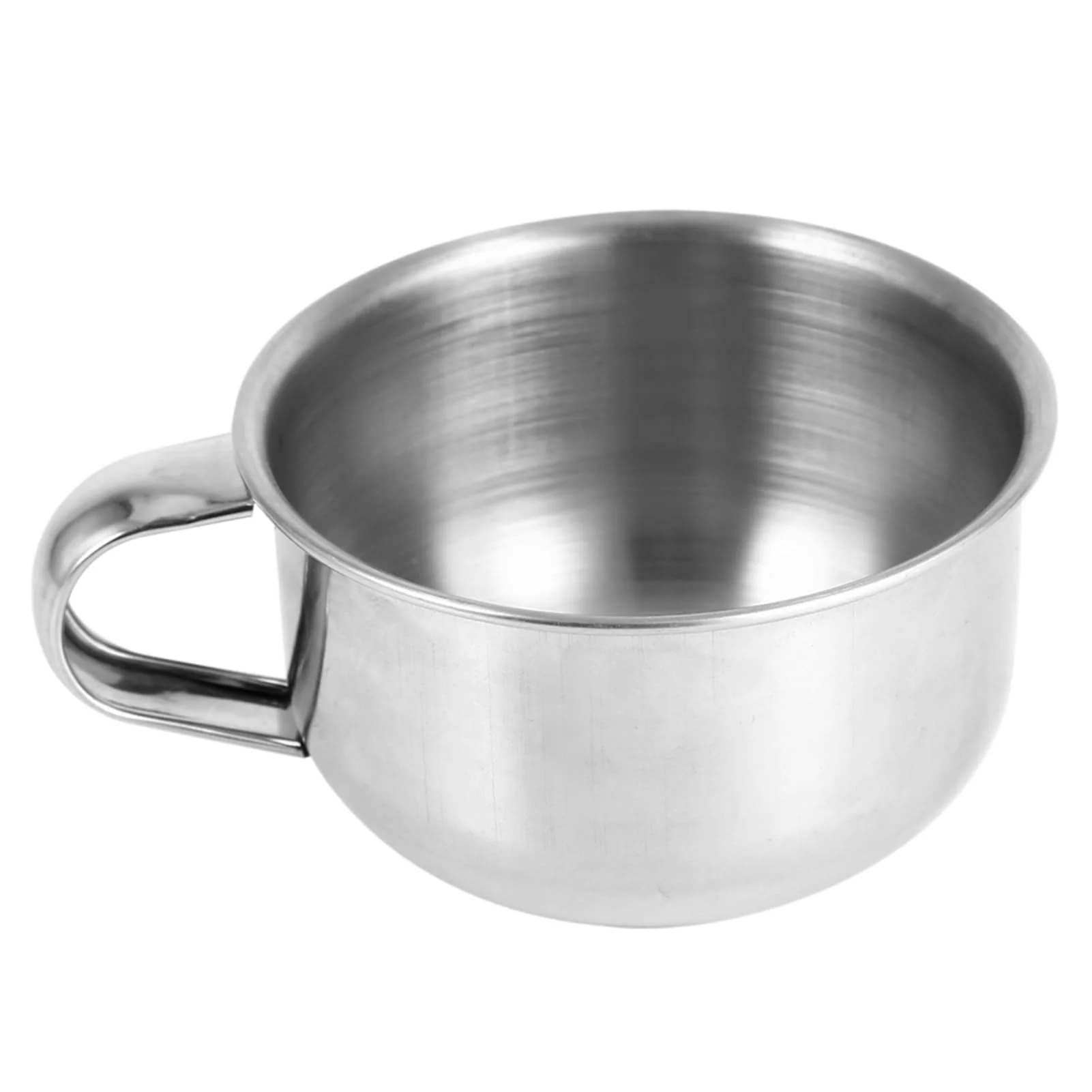 FILFEEL Shaving Soap Mug Bowl Stainless Steel Shave Bowl Metal Cup Shaver Cleansing Foam Tool For Man Authentic