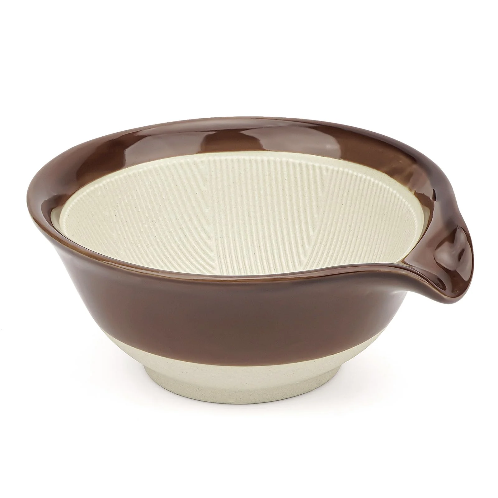 Traditional Linkidea Ceramic Shaving Bowl Shaving Soap Lather Mug Cup for Men Wide Mouth Barber Beard Wet Razor Shave Cream Cup Brown Clean