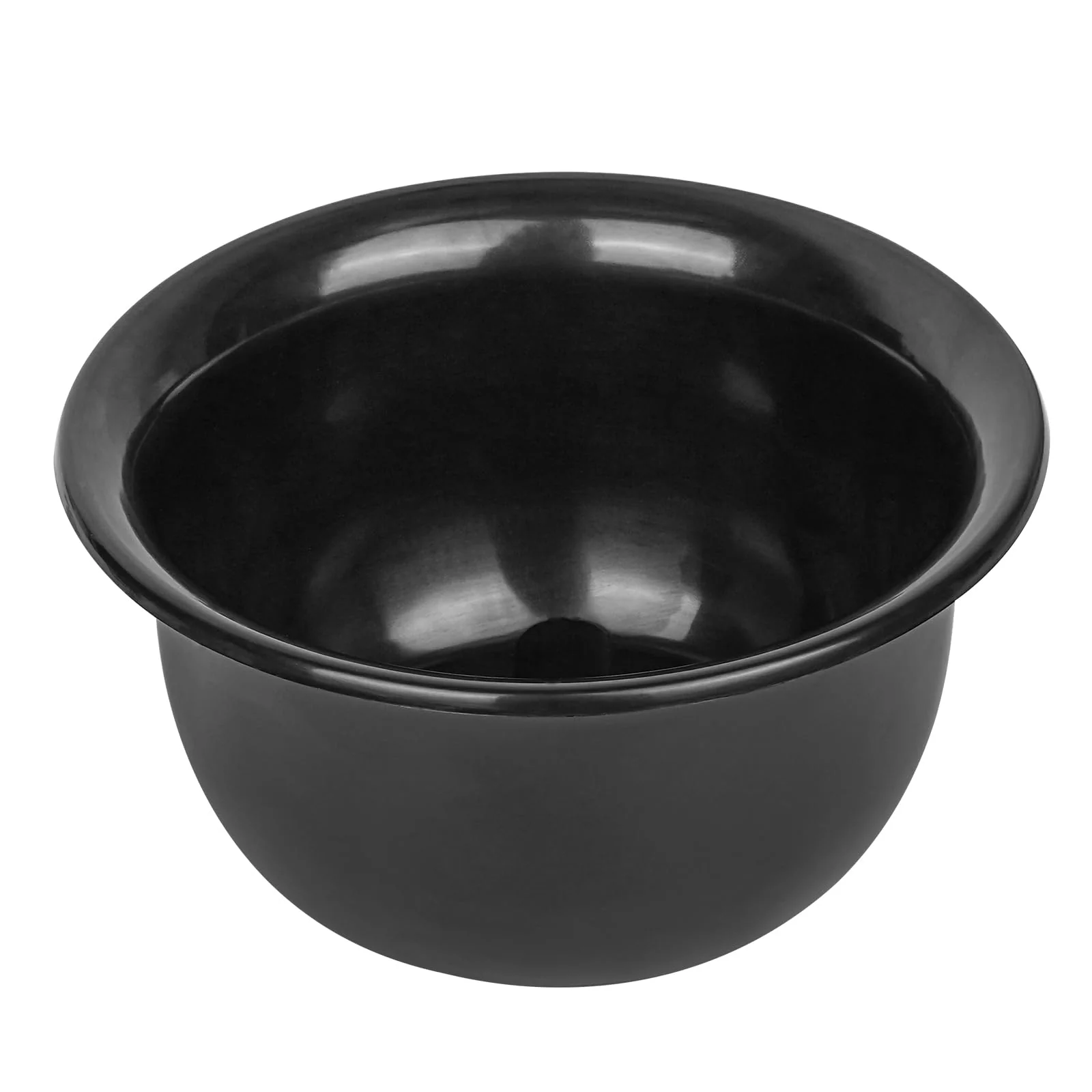 Specialty Linkidea Men's Shaving Soap Bowl Internal Texture Whip Quick Rich Thick Lather Shaving Bowl Shaving Cup for Wet Shave Black Convenient