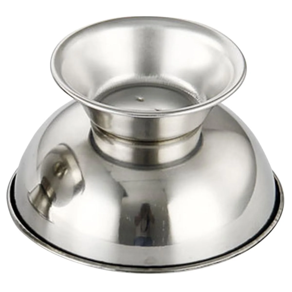 Comfortable NULYLU Stainless Steel Shave Bowl for Men Large 11cm Reusable Shaving Cup with Footed Design Sturdy Metal Shaving Soap Mug and Men's Grooming Supplies Convenient