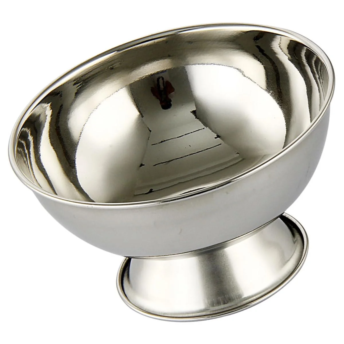 Original VICASKY Stainless Steel Shaving Bowl with Footed Mug 11cm Large Reusable Metal Shave Cup for Men Household Wet Razor Shaving Soap Bowl Relaxed