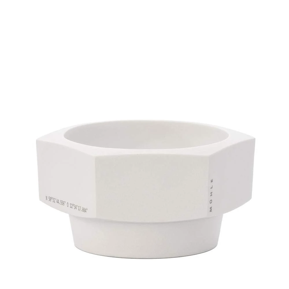 Elite MÜHLE HEXAGON White Porcelain Shaving Bowl Solid