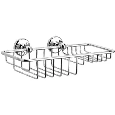 Advanced Samuel Heath N1026 W.CP Soap Sponge Basket In Chrome Plated Authentic