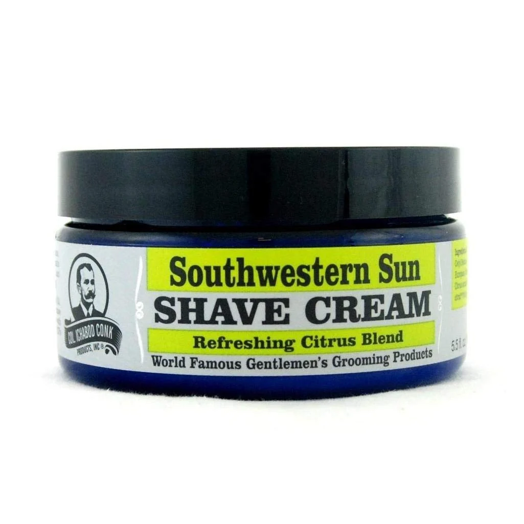 Carefully Designed COLONEL CONK Shave Cream Southwestern Sun 5.5 FZ Original
