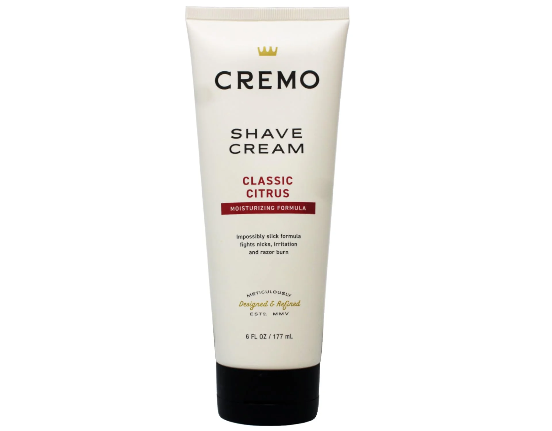 Flexible Cremo Shave Cream Classic Citrus 6 fl oz Pack of 10 Recyclable