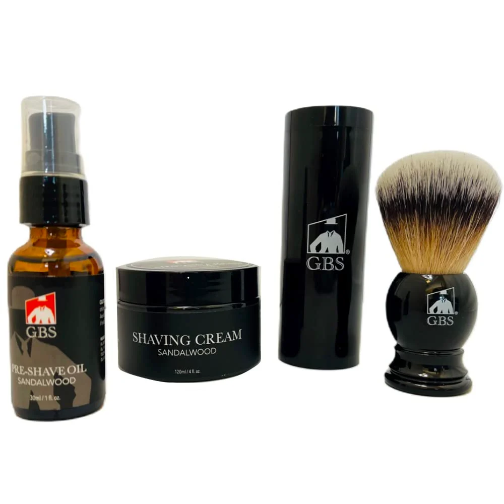 Artisan G.B.S Sandalwood Shaving Cream for Easy Glide Shaving Pre-Shave Oil Practical