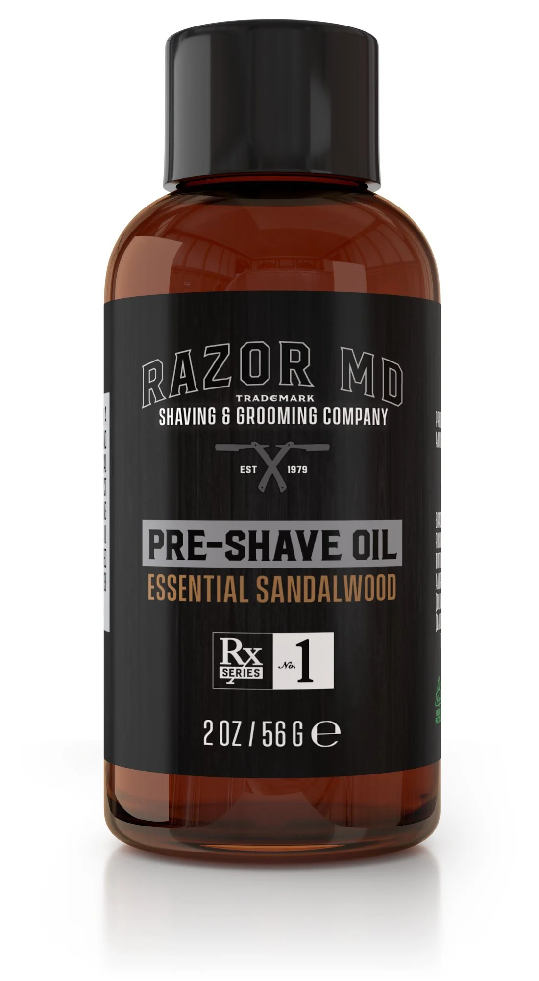 Durable Razor MD Pre Shave Beard Oil for Men with Sensitive Skin Every Day Shaving Tools for Men Sandalwood Scent 2 fl oz Functional