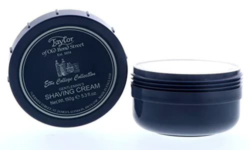 Original Design Taylor of Old Bond Street Eton College Shaving Cream Jar 150g - 2 pack Practical