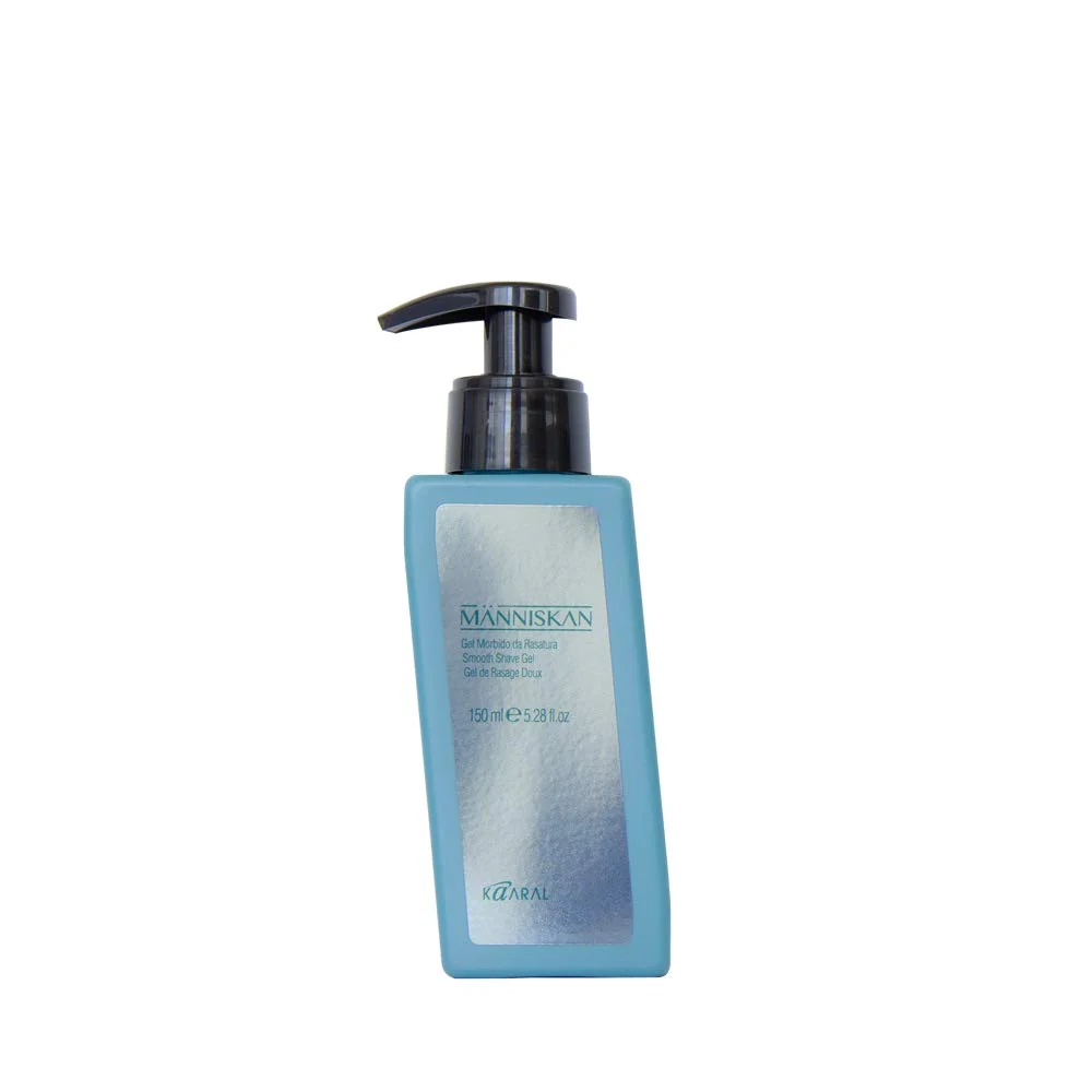 Flexible Människan Smooth Shave Gel 150ml - Soft Transparent Gel with Plant Extracts for a Comfortable Precision Shave Green