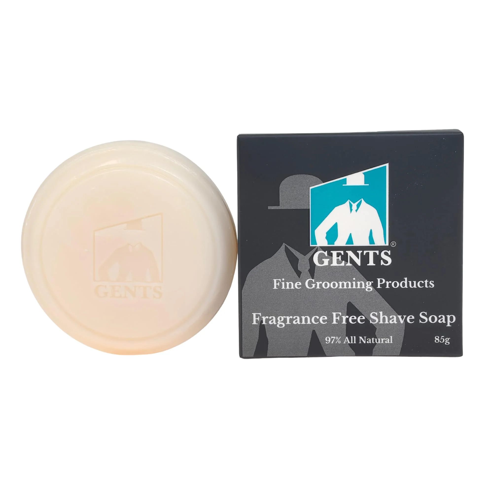 Convenient GENTS 97 All Natural Shave Soap Set for Men Fragrance Shaving Soap with Shea Butter for Sensitive Skin Organic