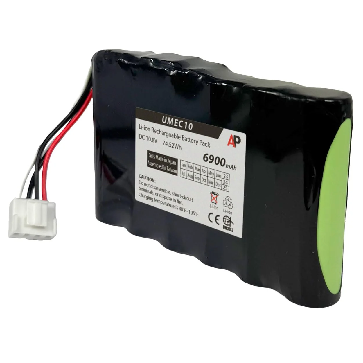 Superior Artisan Power Battery for The Mindray uMEC10 - 6900 mAh Li-ion Rechargable Battery Replacing Model LI13S001A LI23S005A LI23S003H Effective