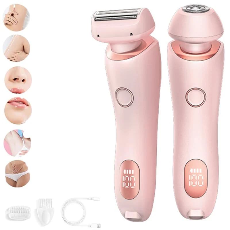 Original Design ENVGSOMP Silkglide Pro - 2024 Silk Glide Razor Silk Glide Epilator Painless Hair Removal at Home 2 in 1 Electric Shaver Razors for Women Wet Prestigious