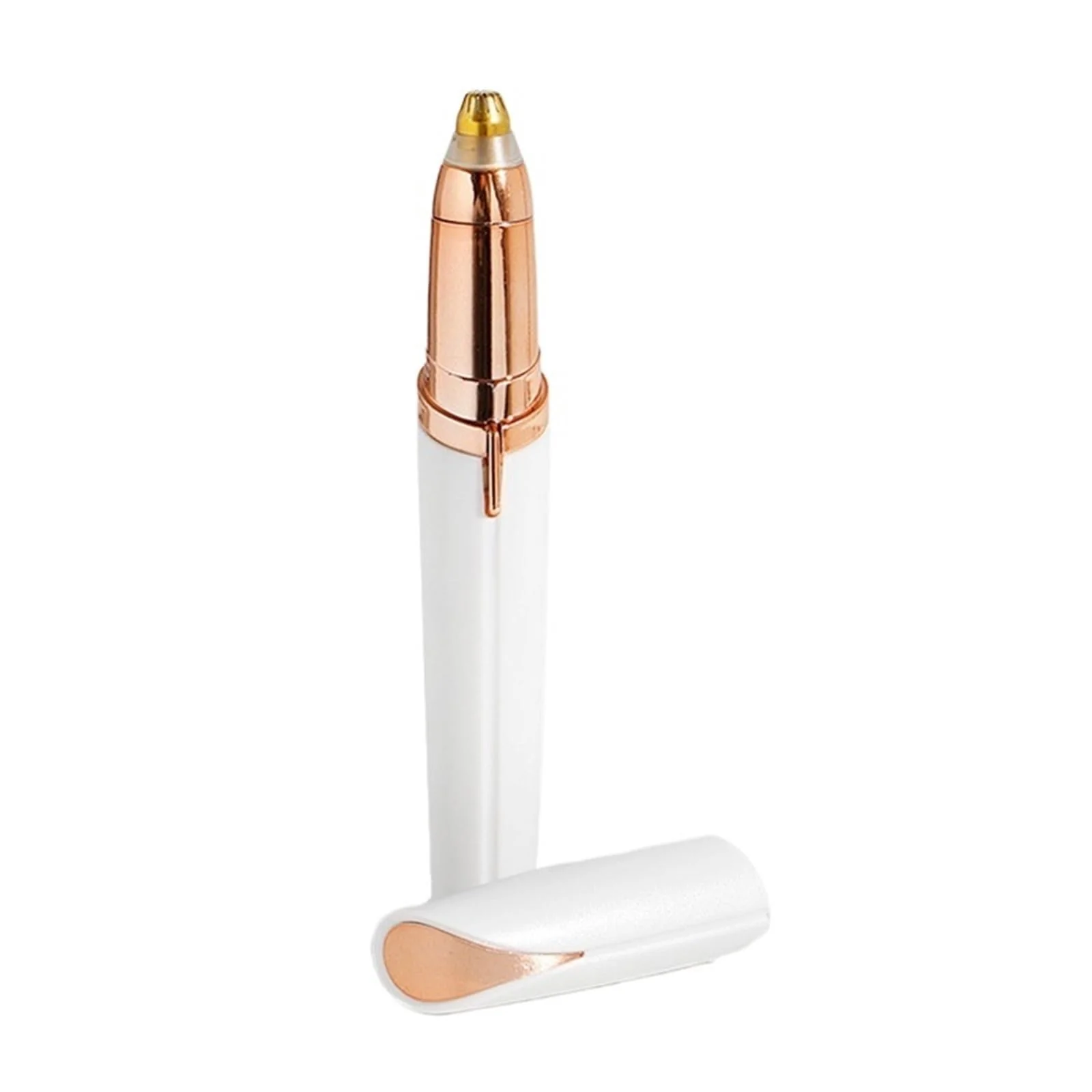 Contemporary Electric Eyebrow Trimmer Security Hair Removal Eye Brow Epilator USB Charger Mini Shaper Shaver Hair Removal Painless Beauty White Innovative