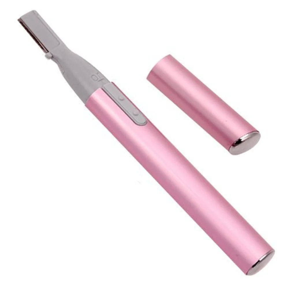 Eco-Friendly Electric Eyebrow Trimmer Women Precision Face Razors Battery Operated Small Hair Remover Shaver Epilator for Face Neck Fuzz Lips Body Arms Leg Crafted