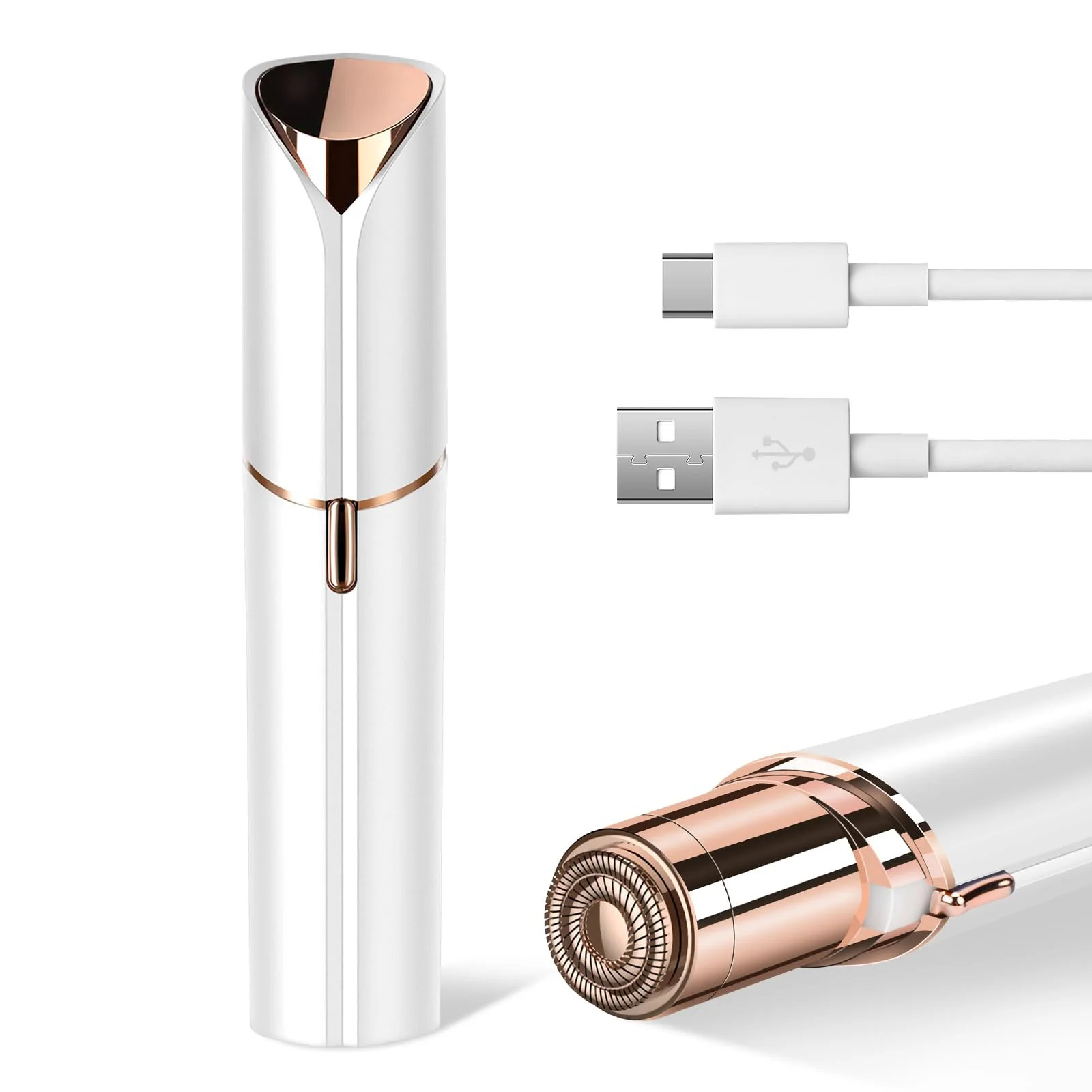 Exceptional Facial Hair Remover for Women- as Seen on TV Painless Face Shaver -Mini Hair Remover Electric Razor Shaver Portable Bikini Epilator for Lips Chin Fashionable