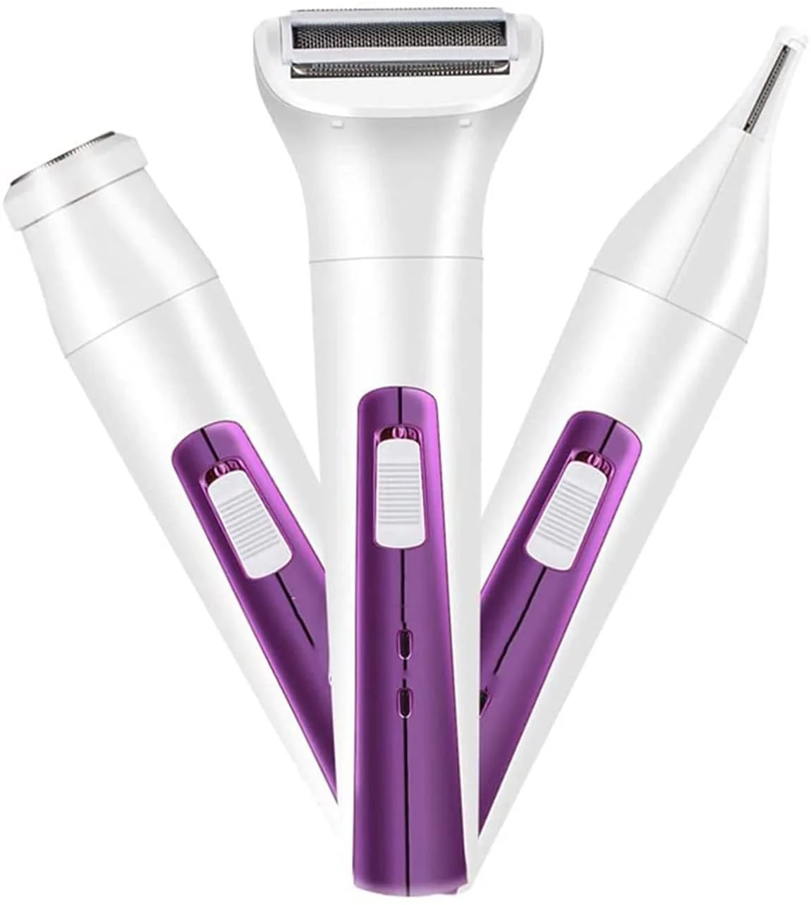 Optimized KouRy Multifunction Epilator for Women Hair Removal 3 in 1 Electric Epilator Hair Shaver Lady s Electric Trimmer Remover Waterproof Razor for Bikini Artisan
