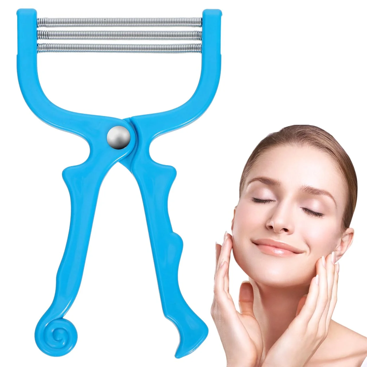 Minimalist Healvian Portable Facial Hair Remover for Women Facial Threader Spring Face Epilator First-Class