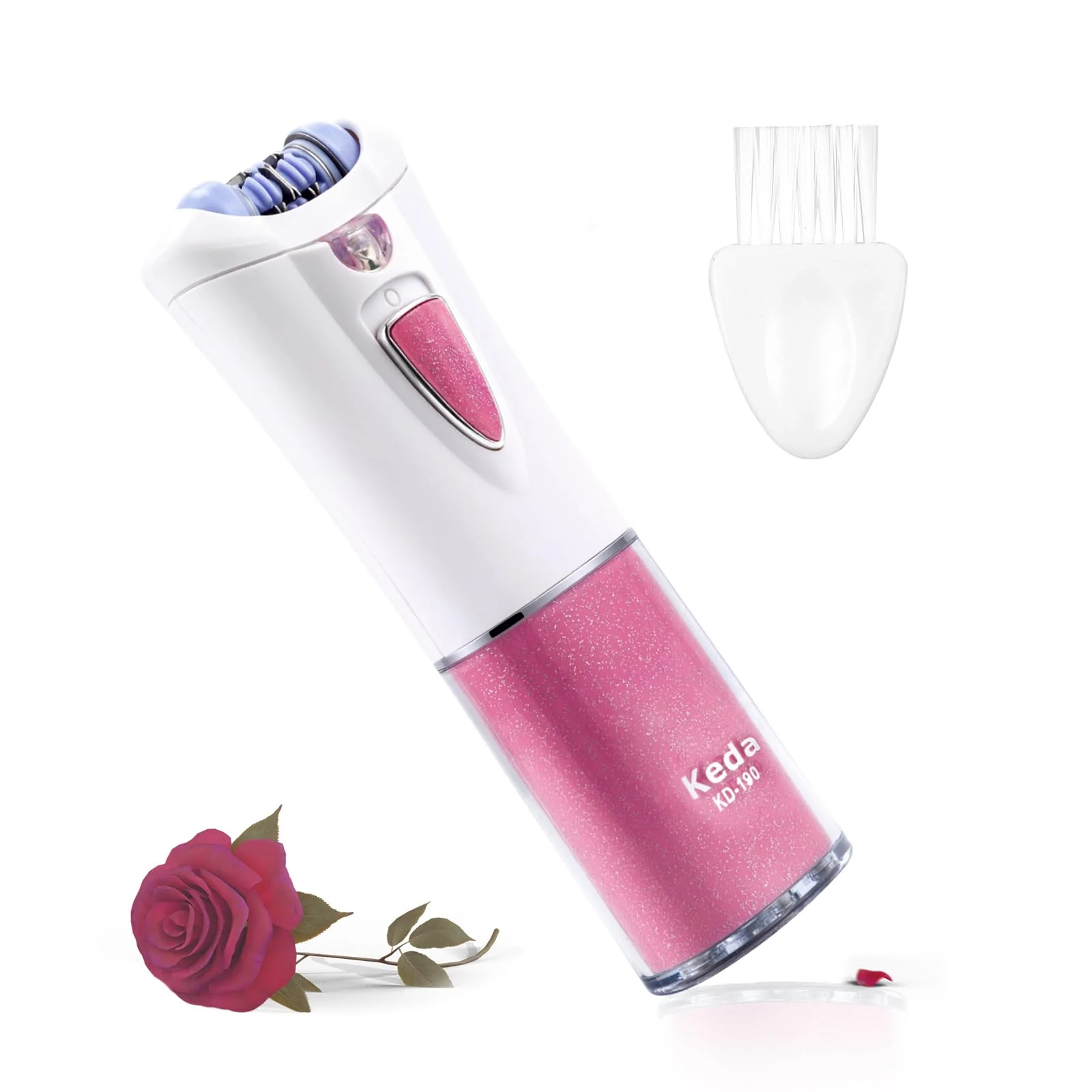 Stylish Smooth Glide Facial Epilator for Women Lady Epilators Hair Removal for Face Epilators with LED Light Two Speed Hair Removal Device Pluxy Facial Consistent