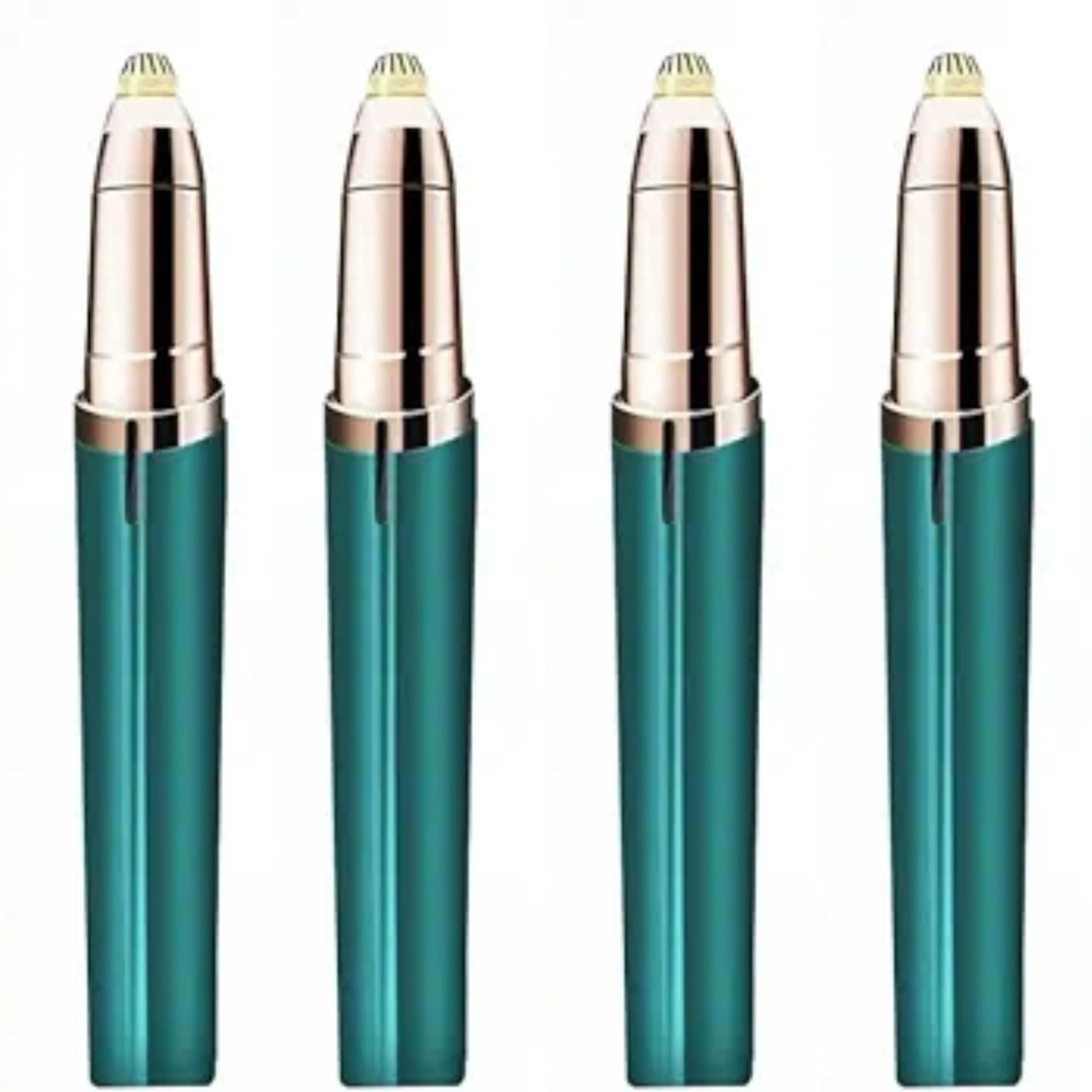 Optimized UQABS 4PCS Women's Painless Electric Eyebrow Trimming Facial Hair Remover Epilator Trim White Original