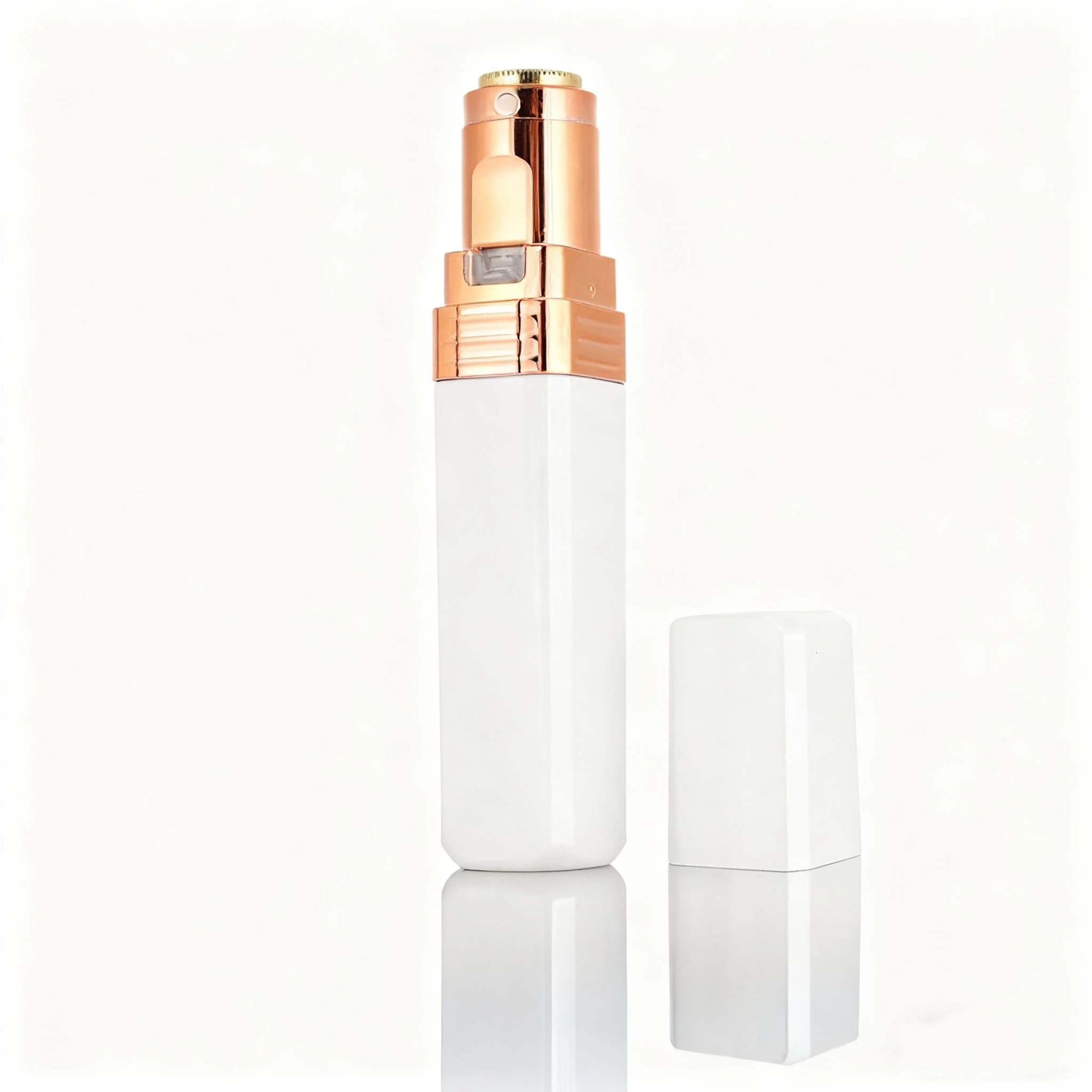 Superior ZJchao Electric Hair Remover Lipstick Shape Mini Face Body Hair Shaver Machine Painless Epilator for Upper Lip Chin White Next-Generation