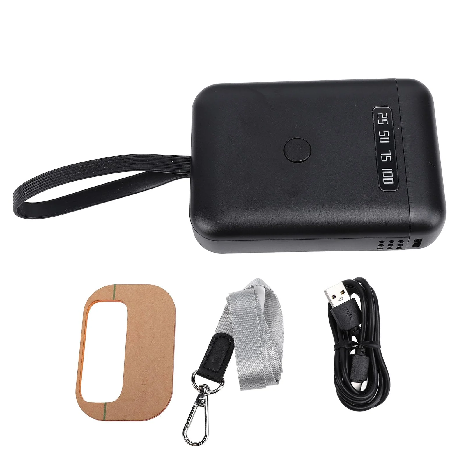 Safe Hair Extension Glue Light 405nm LED Light 5000mAh Rechargeable Handheld Glue Curing Lamp Hair Extension Tool for Home Hair Salon Black Effective