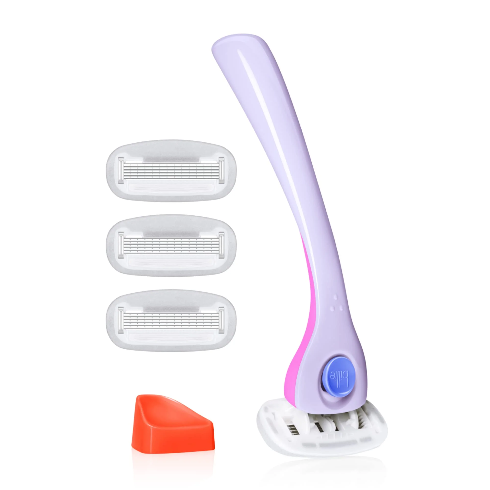 Superior Billie Razors for Women Shave Kit - Women s Razor 4 x 5-Blade Razor Refills Magnetic Holder - DreamPop Optimized