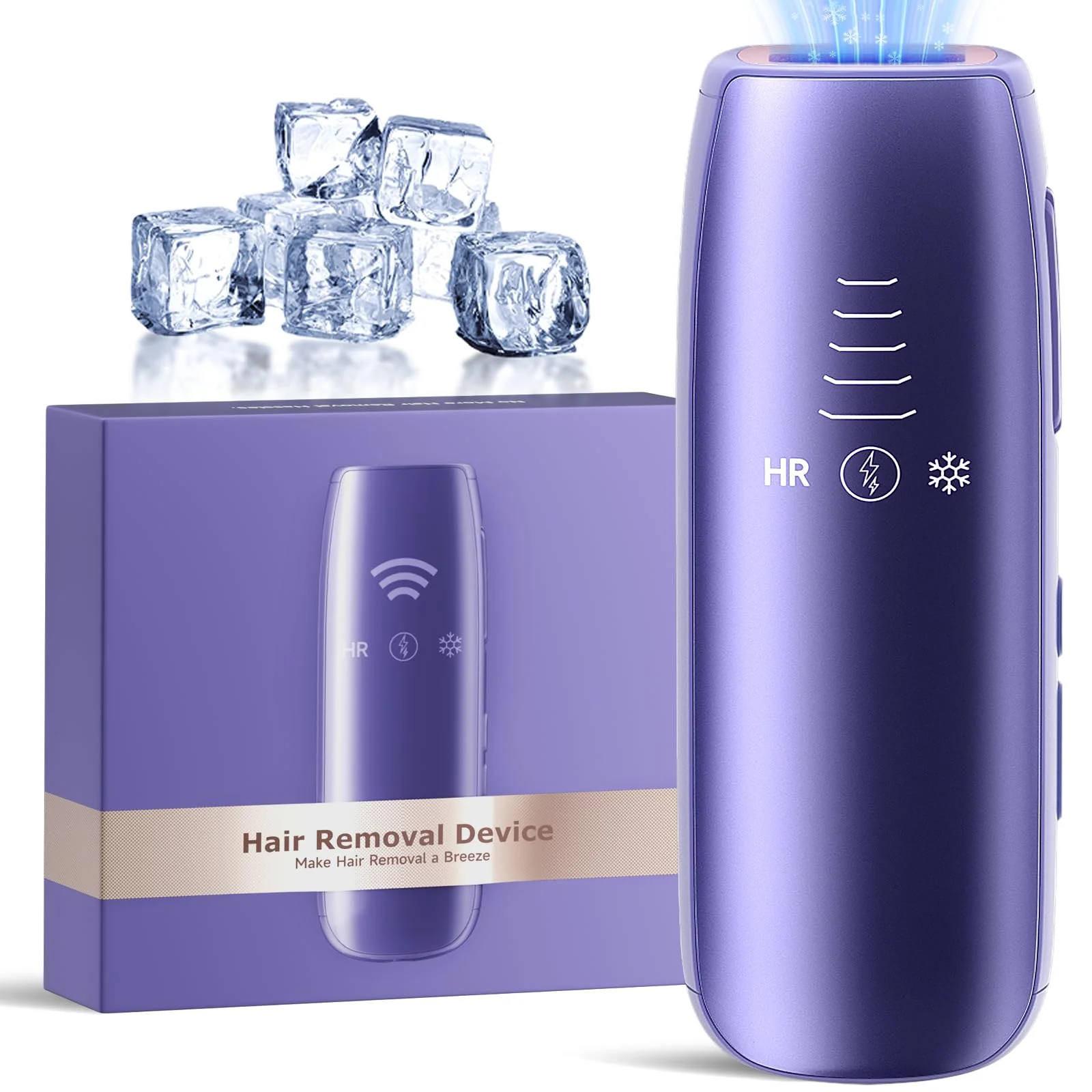 Original 2026 Upgraded Laser Hair Removal with 5 Ice Cooling Painless IPL Laser Hair Removal Device for Women Men 999 999 Flashes 5 Levels 2 Modes Innovative