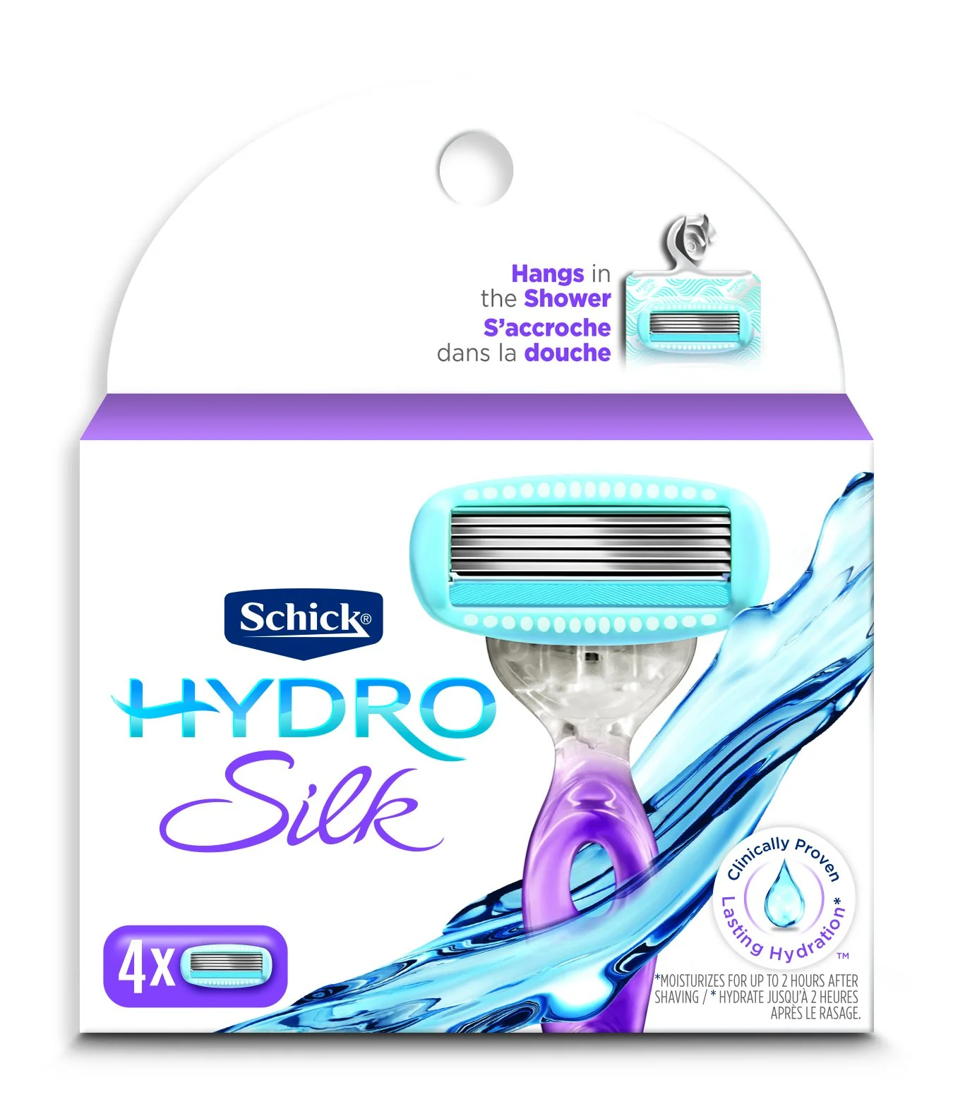 Comfortable Schick Hydro Silk for Women Refill Blades 4 Count Verified