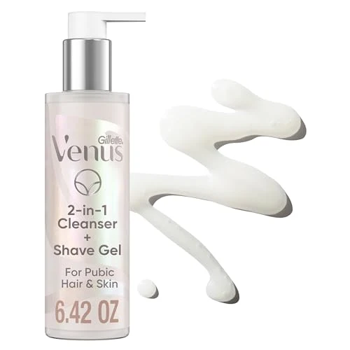 High-Quality Gillette Venus Intimate Grooming 2in1 Cleanser and Shave Gel for Bikini Pubic Hair and Skin 6.4 Oz High-End
